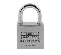 Set di 2 lucchetti - BURG WACHTER - DUO 770 30 SB - Alutitan 30 mm, doppia chiusura, antipicking