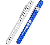 Set di 2 luci a penna a tavoletta LED con flashlight di Nurse Penlight da Nurse Pengil - Blue e Silver1