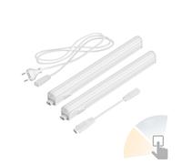 ledscom.de Set di 2 luci LED sottopensile Rigel, ciascuna di 25,9 cm, temperatura di colore regolabile /, 8,392W, ciascuna di 395lm