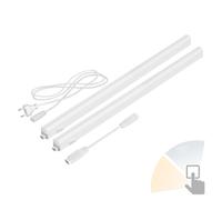ledscom.de Set di 2 luci LED sottopensile Rigel, 57,3 cm ciascuna, temperatura di colore regolabile, 17,6W, 830lm ciascuna