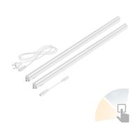 ledscom.de Set di 2 luci LED sottopensile Rigel, 87,3 cm ciascuna, temperatura di colore regolabile, 20,2W, 1122lm ciascuna