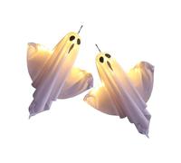 Set di 2 luci per Halloween, decorazione a LED, per esterni, giardino e feste interne