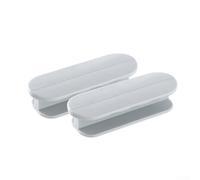 Set di 2 maniglie a ghigliottina per spingere e tirare comodamente porte scorrevoli (grigio)