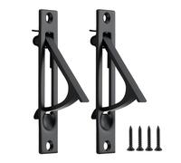 Set Di 2 Maniglie A Scomparsa Per Porta In Nero Opaco