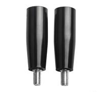 Set di 2 maniglie girevoli, filettatura maschio per fresatura, comoda girevole per macchine utensili (M8 x 63)