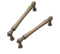 Set di 2 maniglie in bronzo stile vintage per migliorare l'elegante arredamento della casa e il restauro di mobili, uso casual per cassetti