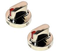 2-Pack HQRP Bruciatore Quadrante Gamma Pomello per Samsung DG64-00347B AP5325363