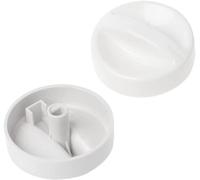 Set di 2 manopole rotanti universali bianche per microonde, interruttori di controllo del timer, accessori per microonde, forno e piano cottura