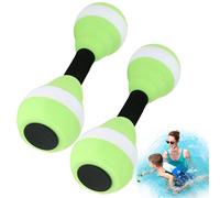 Set di 2 manubri per esercizi acquatici, in EVA per piscina, per esercizi acquatici, per acquagym, peso 'acqua imbottiti, morbidi per l'esercizio in piscina, acquagym, rafforzamento