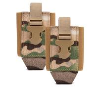 Set di 2 Marsupi Tattici Multiuso, Borse Portaoggetti Molle in Nylon 1000D, Marsupi Multifunzionali per Esterno per EDC e Organizzazione dell'Attrezzatura(CP)