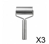 Set di 2 Mattarelli in Acciaio Inox, Mattarello con Rullo Cilindrico, Mattarello