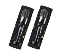 Set di 2 microfoni comodi in neoprene con note musicali, impugnature avvolgenti per borsa da viaggio, valigia, maniglia per porta