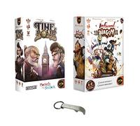 Set di 2 mini games Time Bomb + Infernal Wagon + 1 apribottiglie Blumie (Time Bomb + Infernal Wagon)