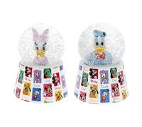 Set Di 2 Mini Palline Di Neve Disney Con Luci - Daisy E Donald