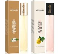 Set di 2 mini profumi da donna, profumo ispirato da donna, Eau de Parfum for Women, Fragrance for Women, profumo duraturo, gardenia + bergamotto, profumo unico e profumo