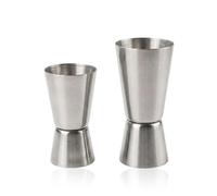 Set di 2 Misurino per Cocktail Jigger in Acciaio Inox 304, Dosatore Cocktail Professionale 15/30ml e 20/40ml, Accessori Barman per Mixology