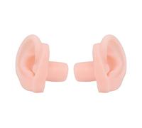 Set di 2 Modelli di Orecchie in Silicone, Modelli di Orecchie Morbide e Flessibili per Dimostrazioni di Apparecchi Acustici in Ospedali e Cliniche, Silicone Atossico di Alta qualità
