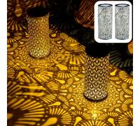 Set Di 2 Moderne Lanterna Solare Fava Verde