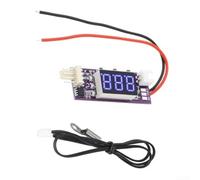 Set di 2 moduli di controllo della temperatura della ventola PWM, 12 V, 3 A, con display digitale e regolazione dinamica della velocità della ventola (C)