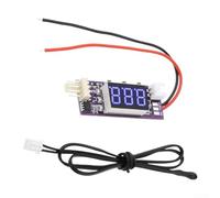 Set di 2 moduli di controllo della temperatura della ventola PWM, 12 V, 3 A, con display digitale e regolazione dinamica della velocità della ventola (A)