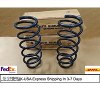 Set di 2 molle elicoidali adatte per Suzuki Alto AMF310 1.0 posteriore 2009 s...