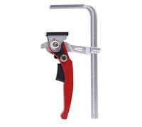 Set di 2 morsetti a cricchetto, morsetto a leva con forza di serraggio 220 kg e ganasce di protezione ABS, morsetto con una sola mano per guida e officina, morsetti a sgancio rapido per lavori in