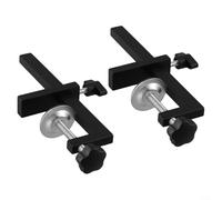 Set di 2 morsetti a G regolabili con asta a vite per lavorazione del legno, montaggio su tavolo, saldatura e progetti domestici