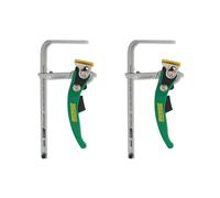 Set di 2 morsetti a leva per coda di rondine MATCHFIT small yellow