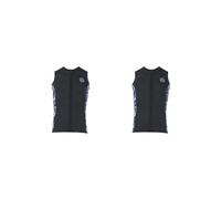 Set di 2 mute da uomo in neoprene per immersioni, termiche, per nuoto, canoa, kayak, XXL, nero