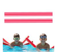 Set di 2 noodle da piscina, bastoncini in schiuma morbida e resistente, galleggianti in schiuma cava per bambini e adulti, forte e flessibile, per il nuoto per la fiducia in piscina