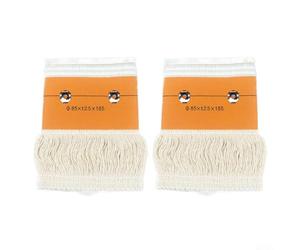 Set di 2 nuclei di ricambio per stufe a petrolio compatibili con vari modelli di riscaldatori a cherosene per un assorbimento costante del carburante (85 x 2,5 x 185 mm)