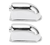 Set di 2 Orecchie per Rullante in Ferro, Colore Cromato, Accessori per Manutenzione Strumenti Musicali - Design Semplice, Resistente e Facile da Usare, Ideale per Rullanti (WC27)