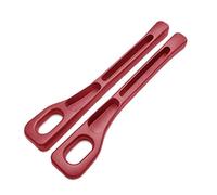 Set di 2 Organizer per Spazio Sedile Auto per Seat Leon 1999-2026, Riempitivo Gap Consolle Centrale, Previene la Caduta di Oggetti, Vano Portaoggetti Interno per Accessori,Red