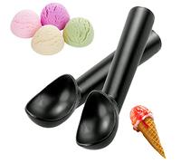 Set di 2 palette per gelato in alluminio, professionale antiaderente per gelato