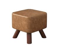 Set di 2 panche portascarpe in legno massello con cassetto portaoggetti - Seduta imbottita for ingresso, corridoio, camera da letto, ripostiglio(Brown)