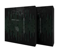 Set di 2 pannelli acustici diffusivi con tessuto vellutato e kit di montaggio | 50x50x5cm | Riflessione - Insonorizzazione | Trattamento acustico per la casa | [WAVE - Plastica nera | Verde]