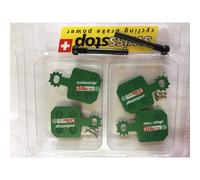 Set di 2 pastiglie freno organiche per bicicletta Swissstop Disc 33 Verde