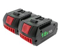 Set Di 2 PATONA Batteria Bosch GBA180LED 18V 5.0Ah
