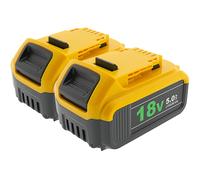 Set Di 2 PATONA Batteria DeWalt DCB184 18V XR 5.0Ah