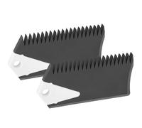 Set di 2 Pcs Pettine di Cera per Surfing - Strumenti da Skateboard e Surfing con Raschietto e Fin per Mantenimento e Pulizia