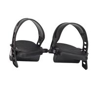 Set di 2 pedali per cyclette e cinghia fissa di ricambio con cinghia regolabile per bici