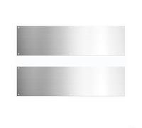 Set di 2 pedane in acciaio inox, per esterni, per battere le porte