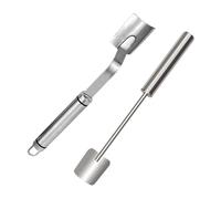 Set di 2 pelapatate di mais in acciaio inox pratico per rimuovere spaghetti di mais innovativi utensili da cucina