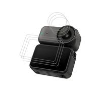 Set di 2 pellicole protettive per obiettivo della fotocamera e display, in vetro temperato, facili da applicare