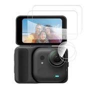 Set di 2 pellicole protettive per schermo Insta360 GO Ultra, pellicola protettiva in vetro temperato trasparente anti-bolle HD Lens Hydrogel pellicole anti-polvere antigraffio per fotocamera GO Ultra