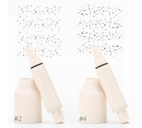 Set di 2 pennarelli per lentiggini - Freckle Stamp & Freckles Pen Duo per look naturali, applicatore a 5 punti per lentiggini realistici, impermeabile e di lunga durata (#2, #4)