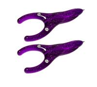 Set di 2 penne a sfera compatte a forma di ramo, per la casa, viola | Penne a forma di ramo da 10,2 cm / 4.02in per appunti, elenchi, diari, appunti di compiti a casa