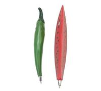 Set di 2 penne a sfera per frutta e verdura, ideali come regalo pratico e popolare