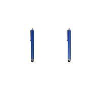 Set di 2 penne capacitive universali resistenti ai graffi Penna Touch Screen Leggero Stylus Scrittura liscia Velocità di risposta veloce Blu profondo