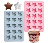 Set di 2 per cubetti di ghiaccio in silicone, riutilizzabili, antiaderenti, più scomparti, per congelatore, whisky, cocktail, birra, bevande, succhi, latte, cucina